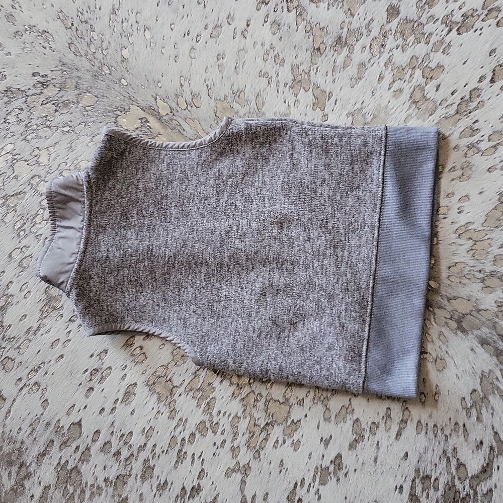 Crewcuts Light Gray Unisex Sweater Fleece Vest Sz3 - Picture 3 of 4